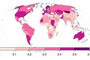 Трофический показатель в разных странах Карта: Bonhommeau, S. et al. Proc. Natl Acad. Sci. USA